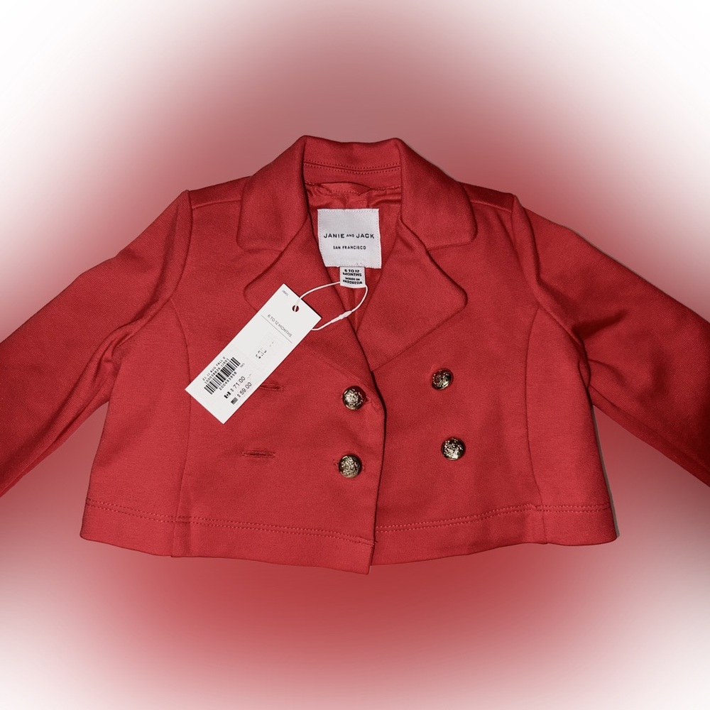 Baby Girls Red Blazer